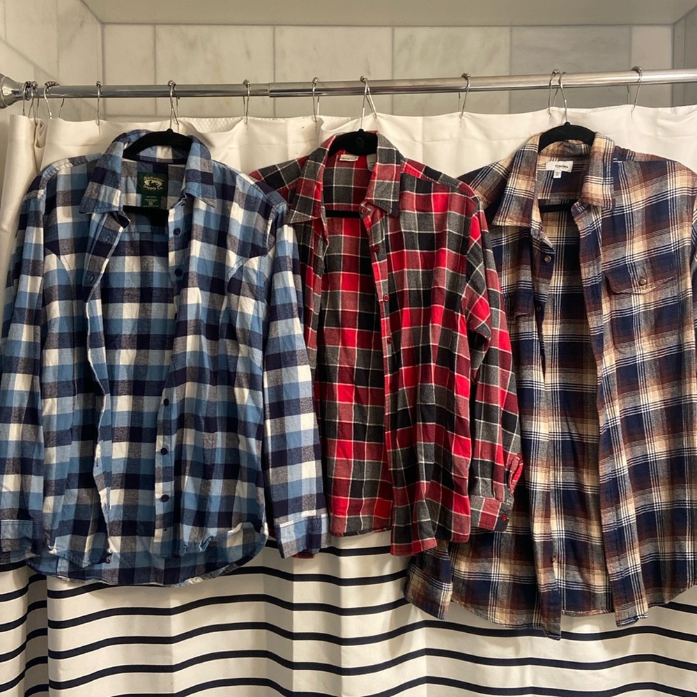 Vintage style flannels